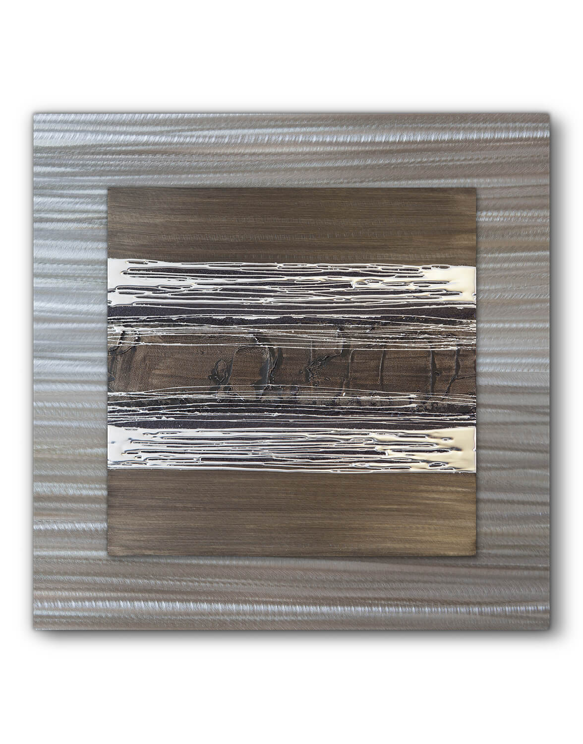 Contemporary Metal Wall Art UK Silver Wall Art, Contemporary Art UK