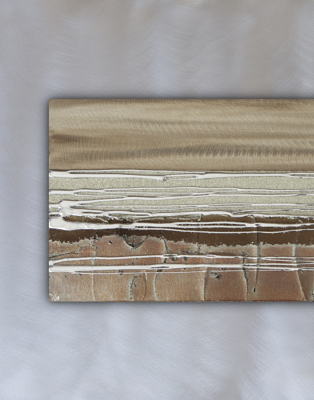 Silver Wall Art Mtal Detail 01 Silver Wall Art, Contemporary Art UK