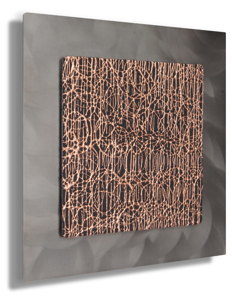 Copper Wall Art Silver Wall Art, Contemporary Art UK
