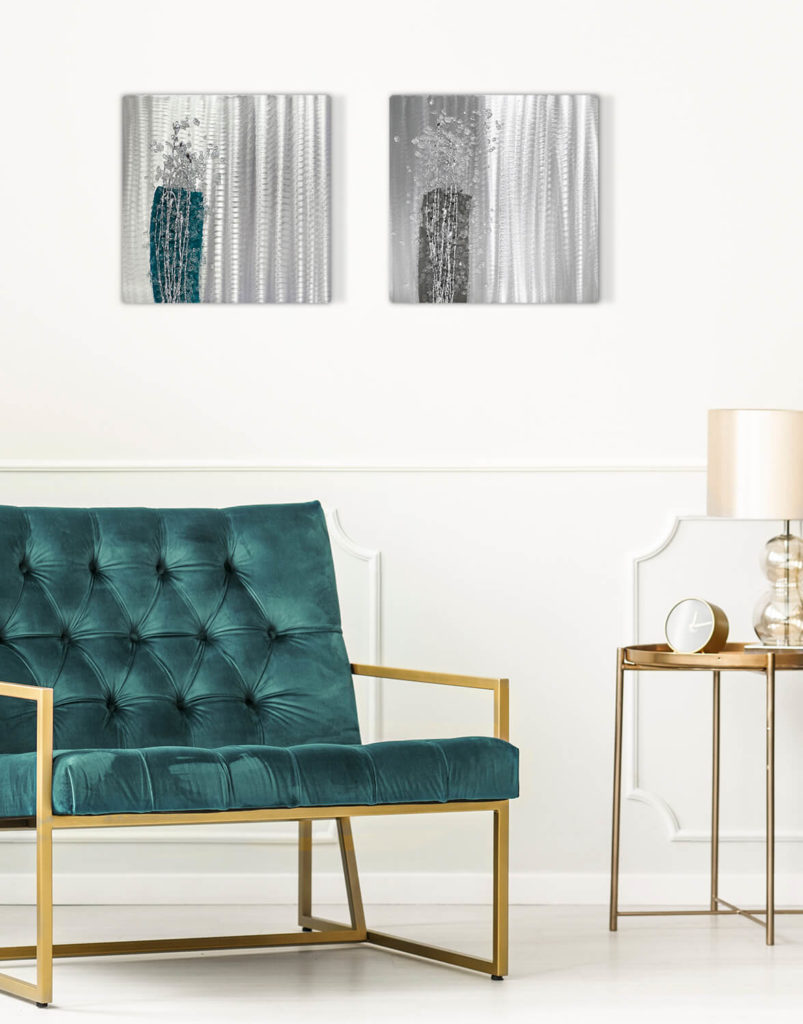 Wall Art Sets Page 2 of 3 Silver Wall Art, Contemporary Art UK