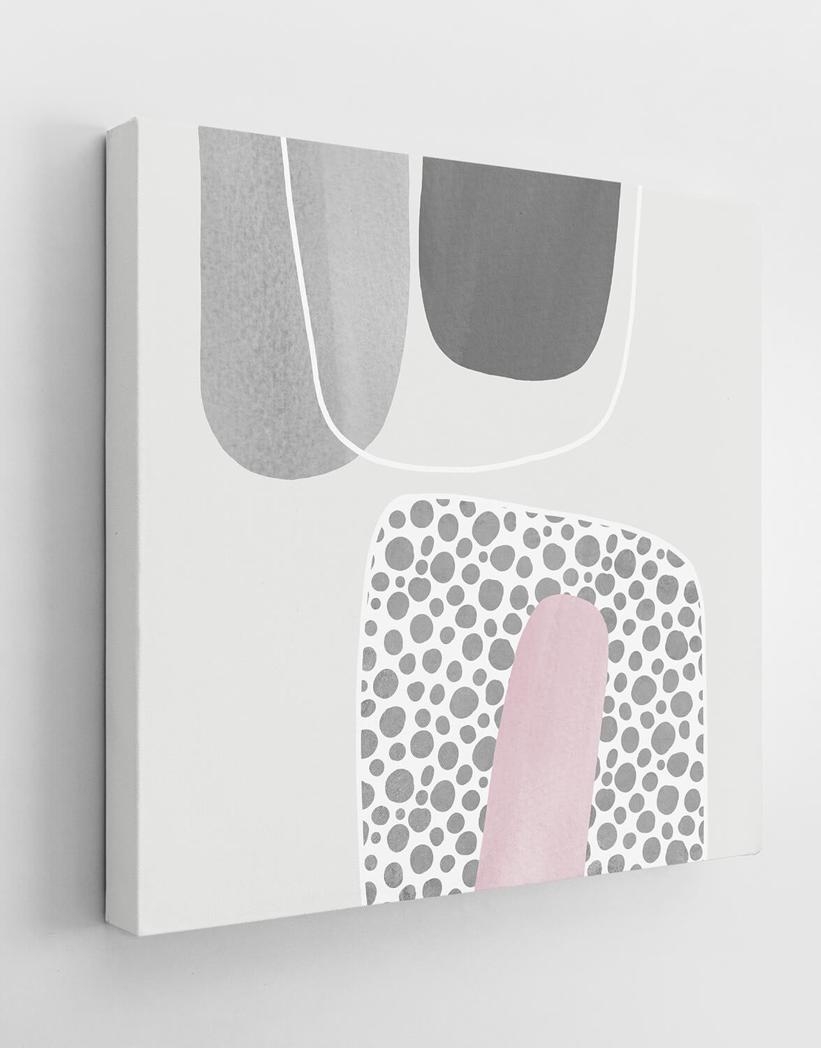 Pink Wall Art Silver Wall Art, Contemporary Art UK
