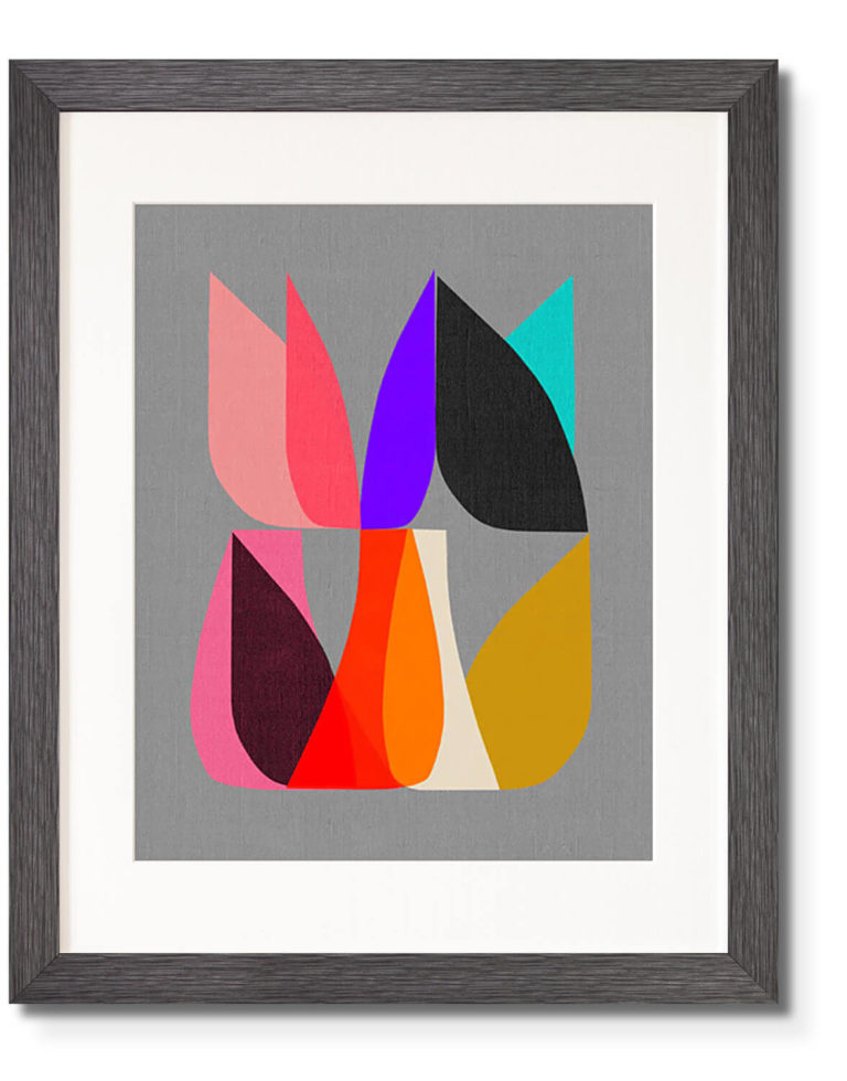 Framed Prints Silver Wall Art, Contemporary Art UK