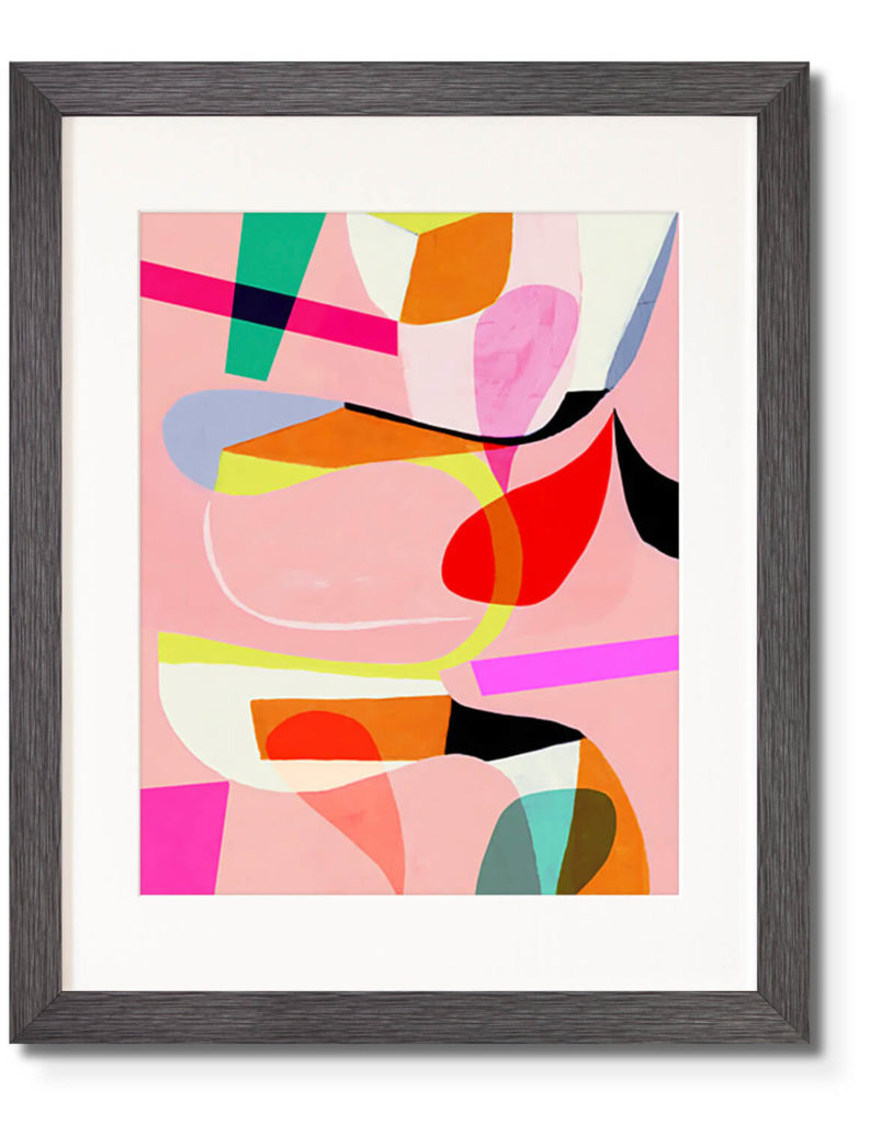Framed Prints Silver Wall Art, Contemporary Art UK