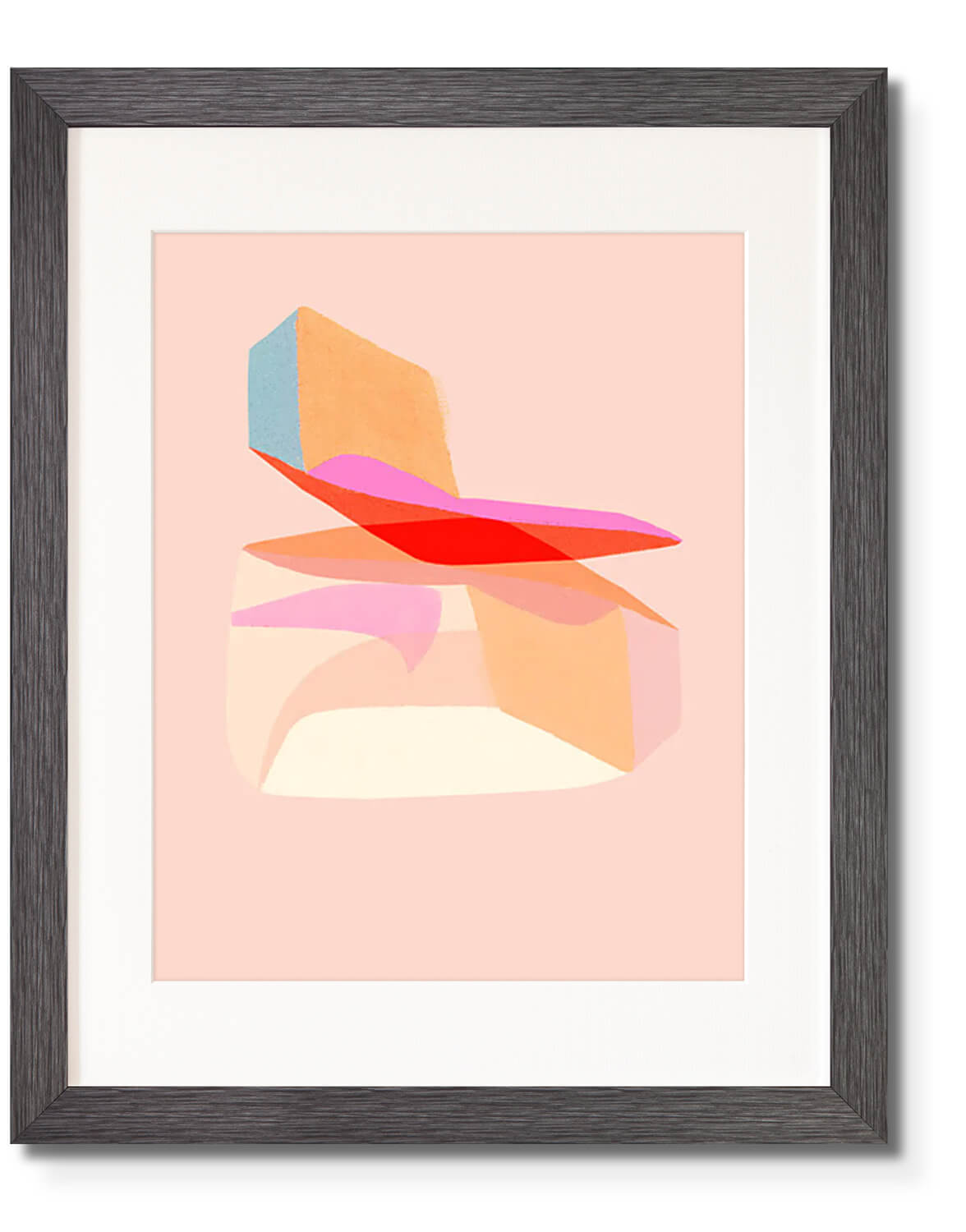 Framed Prints Silver Wall Art, Contemporary Art UK