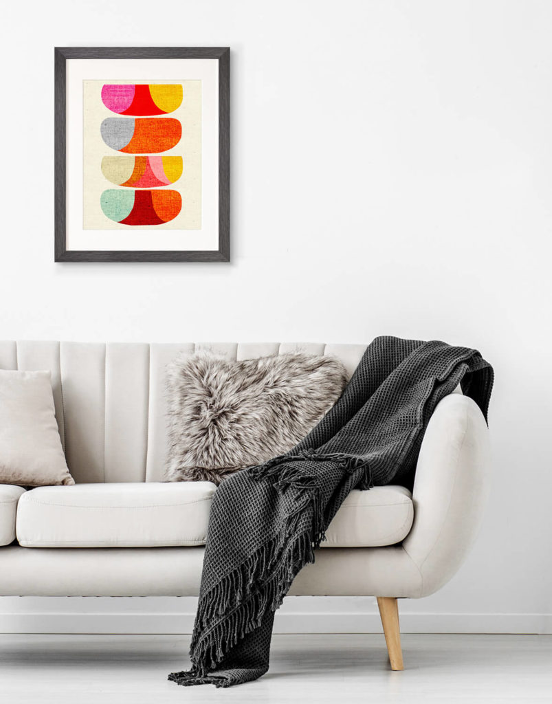 Framed Prints Silver Wall Art, Contemporary Art UK