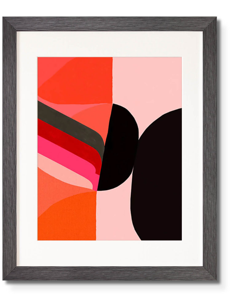 Framed Prints Silver Wall Art, Contemporary Art UK