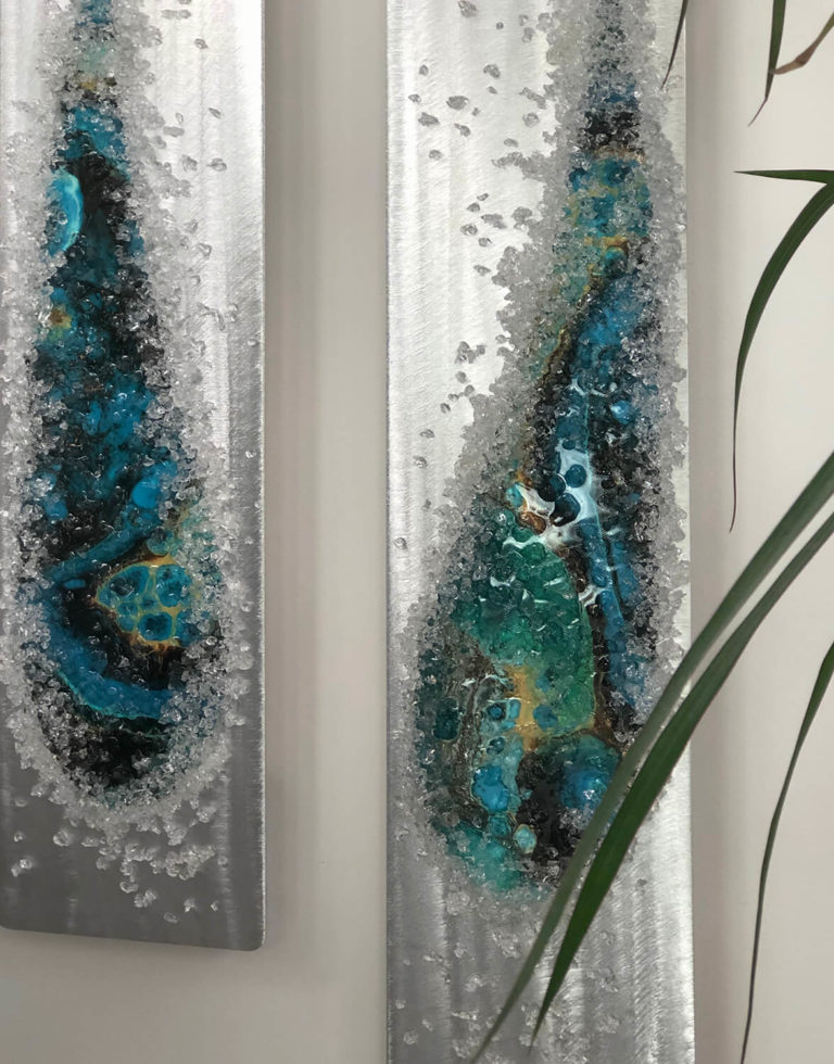 Wall Art Sets Silver Wall Art, Contemporary Art UK