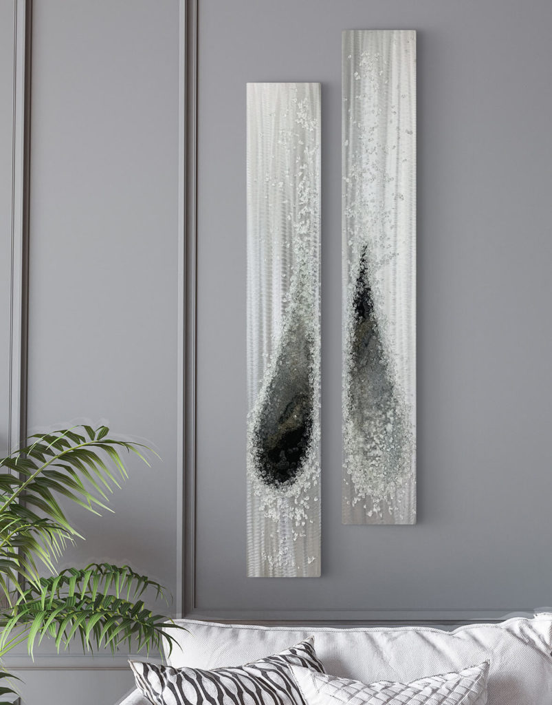 Wall Art Sets Silver Wall Art, Contemporary Art UK