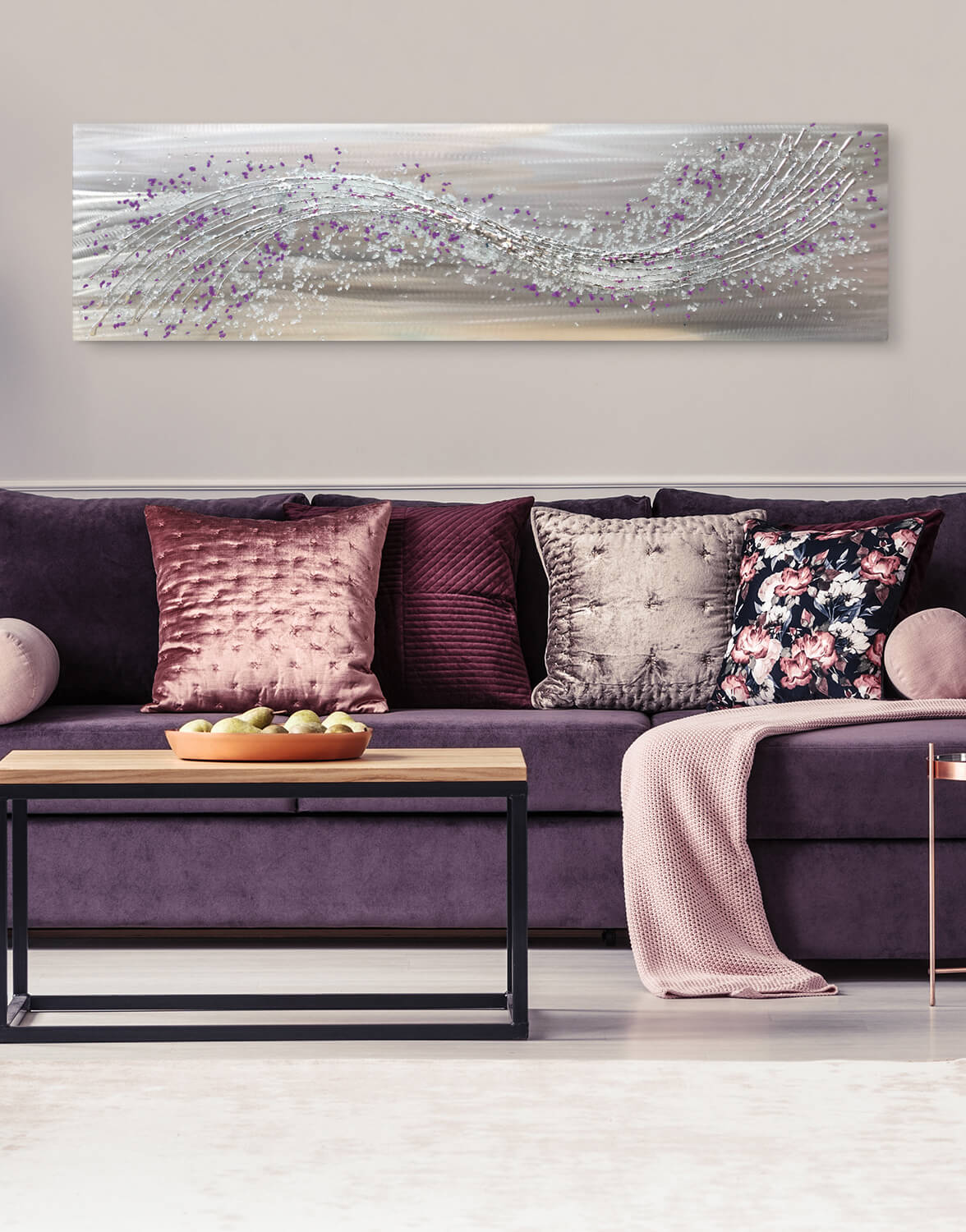 Large Metal Wall Art Contemporary Luxury Metal Art silverwallart.co.uk