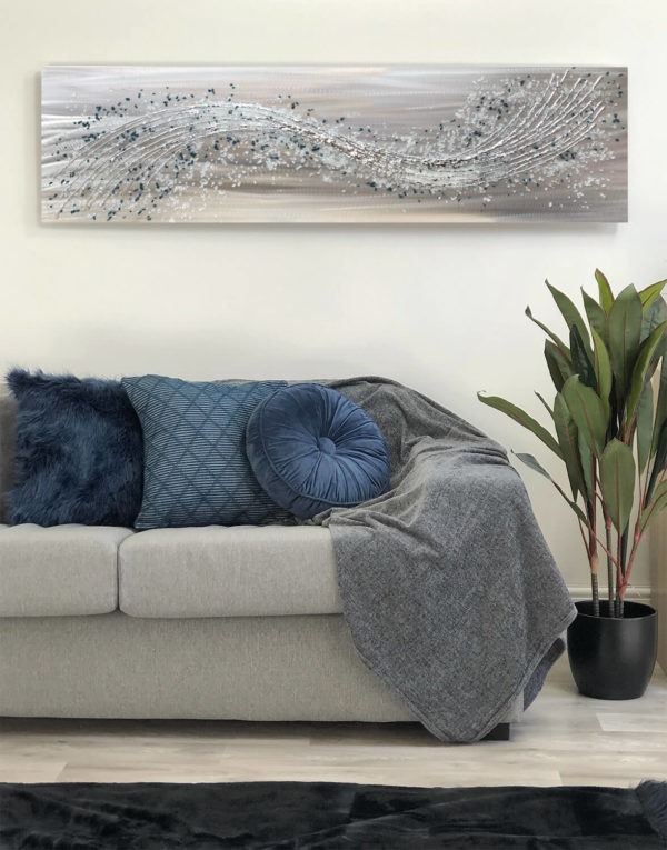 Large Metal Wall Art Contemporary Luxury Metal Art silverwallart.co.uk